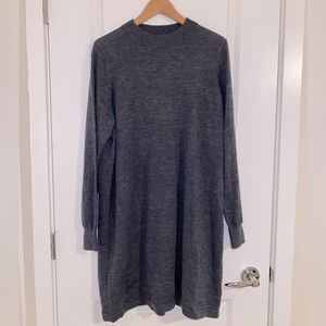 FRANK & OAK GREY SWEATER DRESS SIZE XL